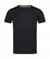 Heren Sportshirt Stedman ST8400 Black Opal